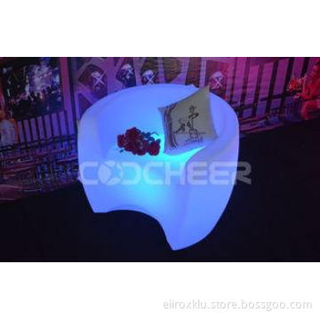 Multi Color Led Bar Stools Glow light up sofa for Nightclub